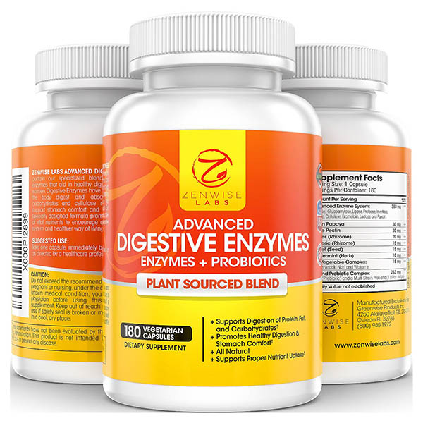 Zenwise Labs Advanced Digestive Enzymes Probiotic Supplement Review