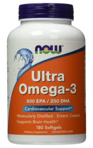 NOW Foods Ultra Omega 3 Fish Oil Softgel Supplement