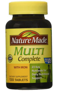 Nature Made Multi Complete with Iron Vitamin and Mineral