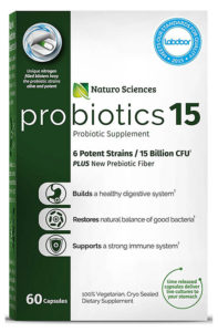Naturo Sciences Probiotics 15 Digestive Supplement