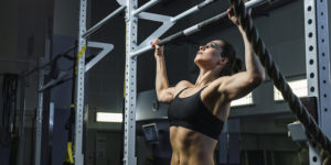 Pull Up Gym Female Athlete Edit USA Home Gym